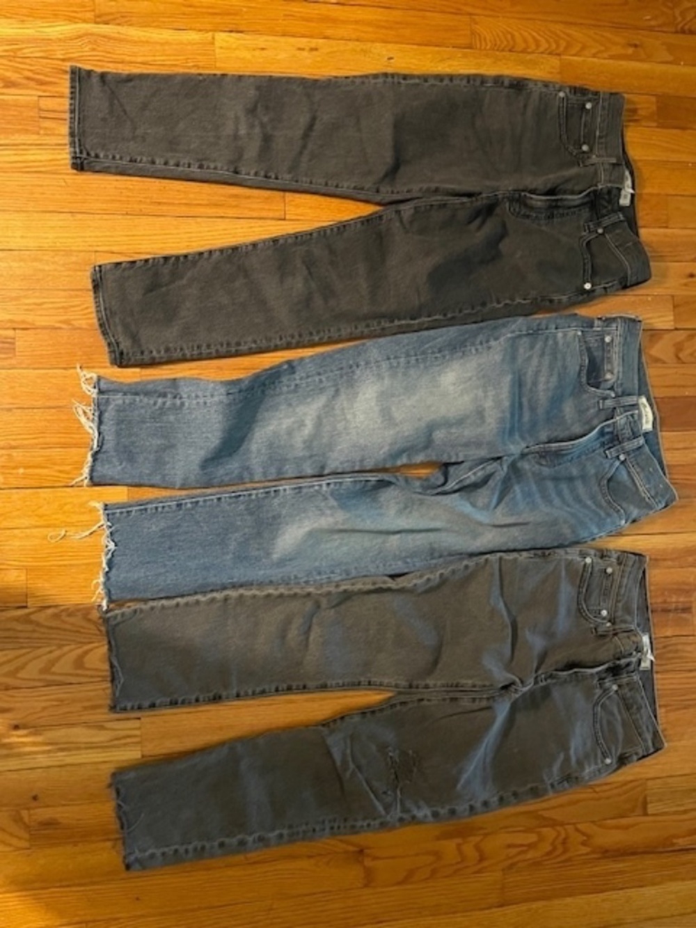 3 Pairs of Madewell Jeans